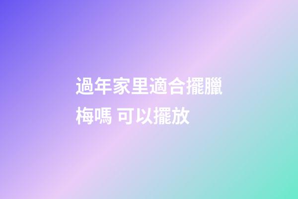過年家里適合擺臘梅嗎 可以擺放